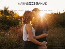 Tablet Screenshot of marineszczepaniak.com
